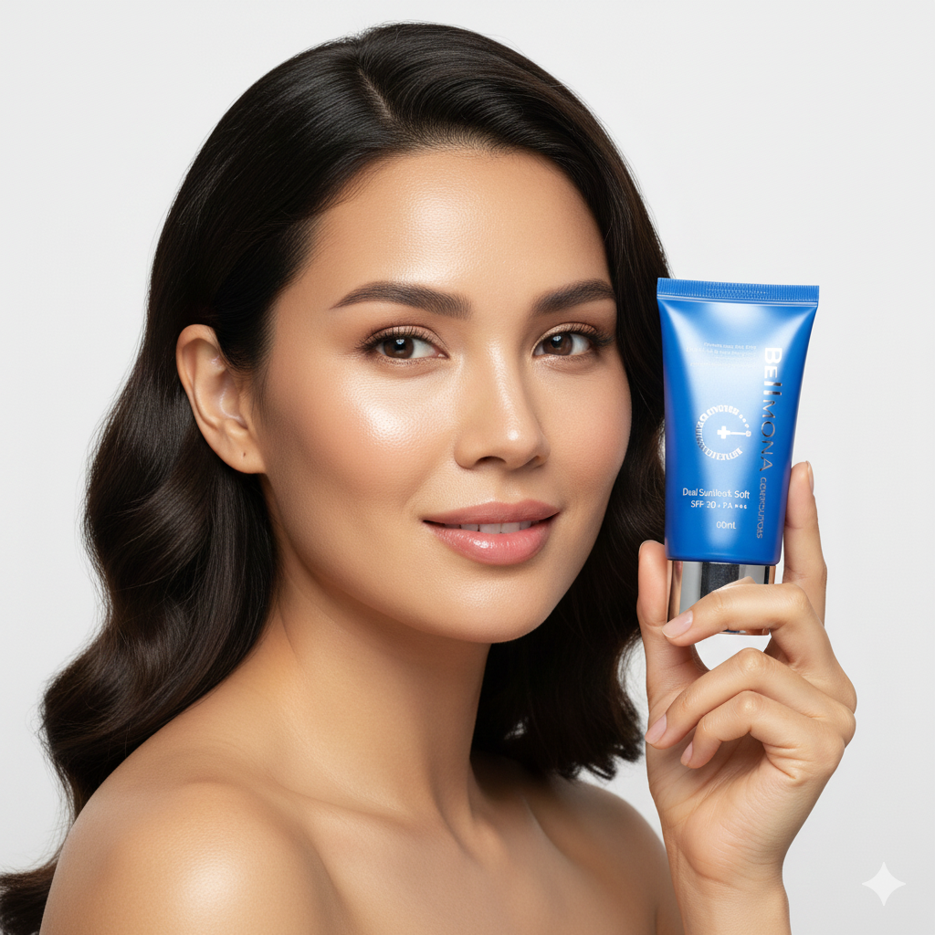 Bellmona Dual Sunblock Soft (60mL) - Image 5