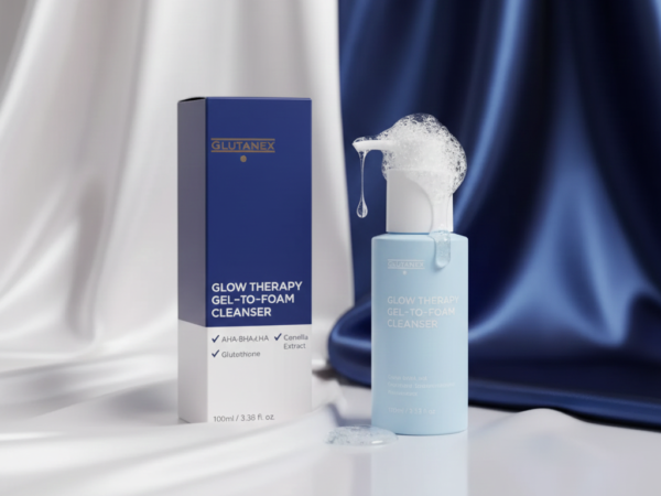 Glutanex Glow Therapy Gel-to-Foam Cleanser (100mL)