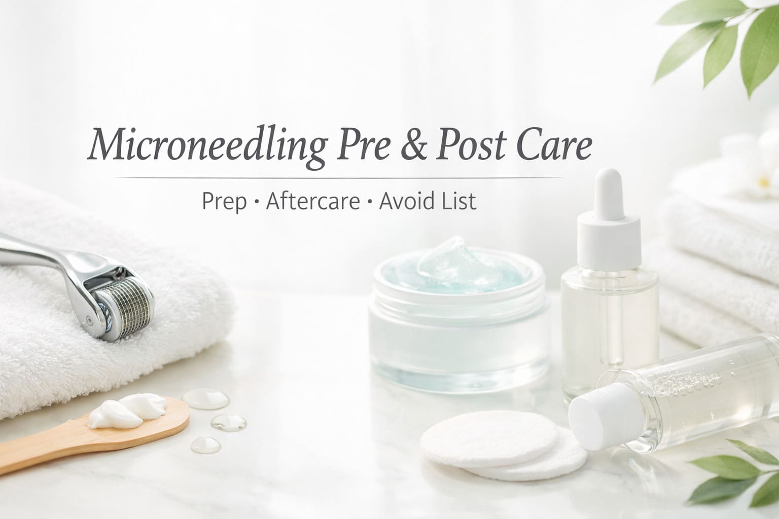 How To Prep Your Skin Before And After Microneedling